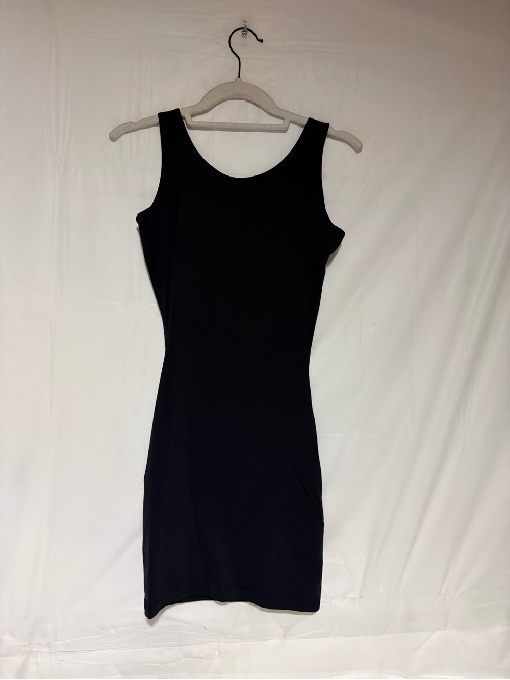 Assets by Spanx Black Sleeveless Mini Bodycon Dress/Slip - Picture 5 of 8